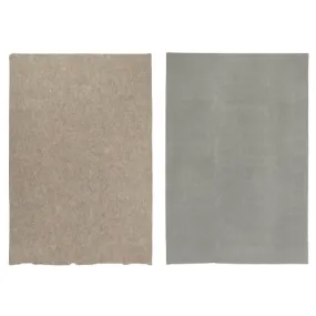 12" X 15" Grey Non Slip Rug Pad