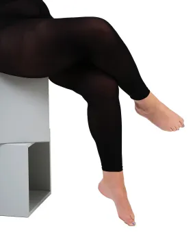 90 Denier Footless Curvy Super Stretch Tights