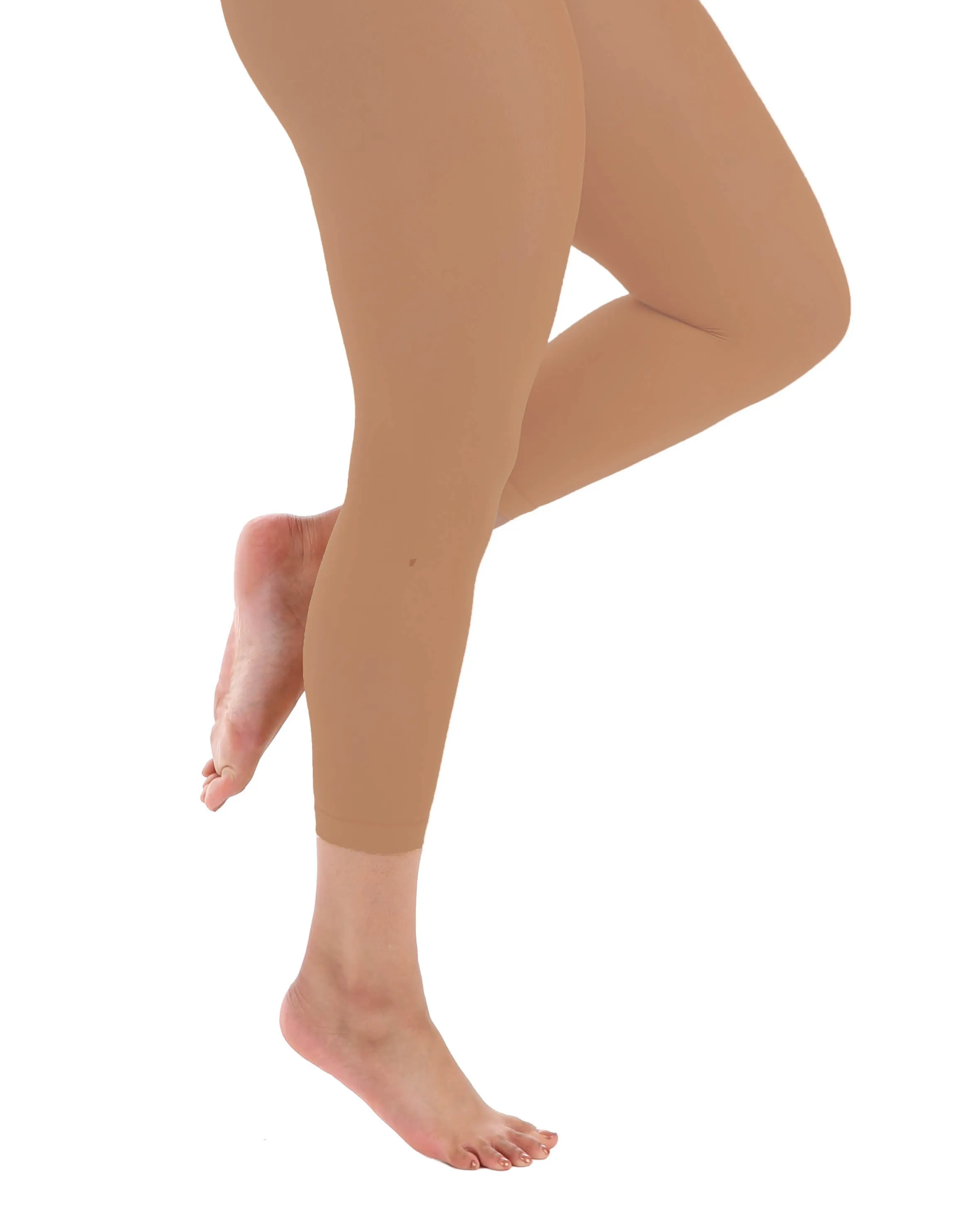 90 Denier Footless Curvy Super Stretch Tights