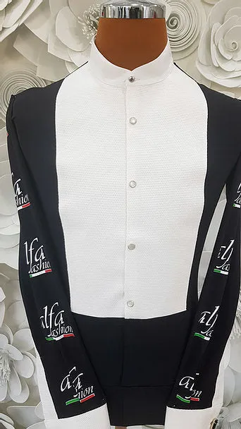 Alfa Logo Stretch Competition Tails Shirt