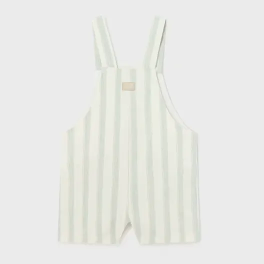 Baby Linen Striped Overall