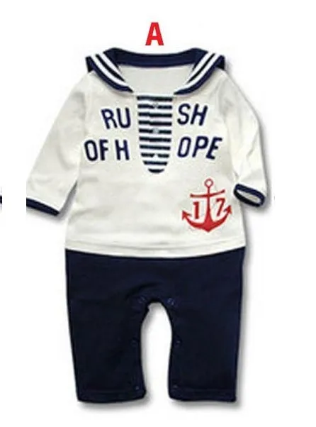Baby Romper Baby Sailor Long Sleeve Romper