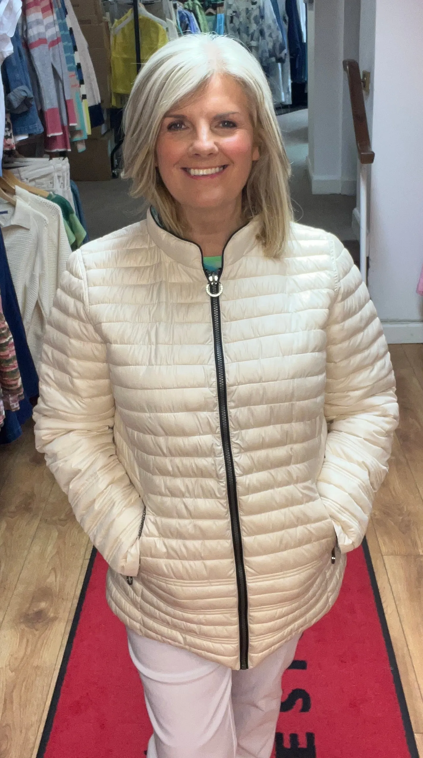 Barbara Lebek 80600052 Reversible quilted jacket