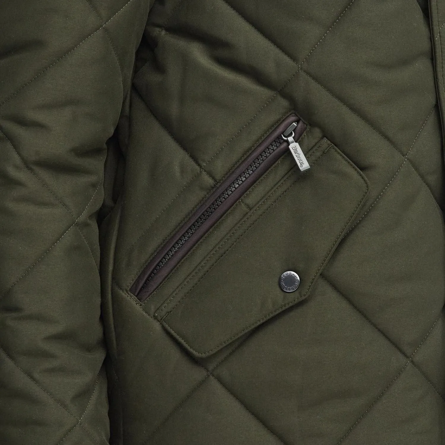 Barbour Winter Chelsea Quilted Jacket In Sage