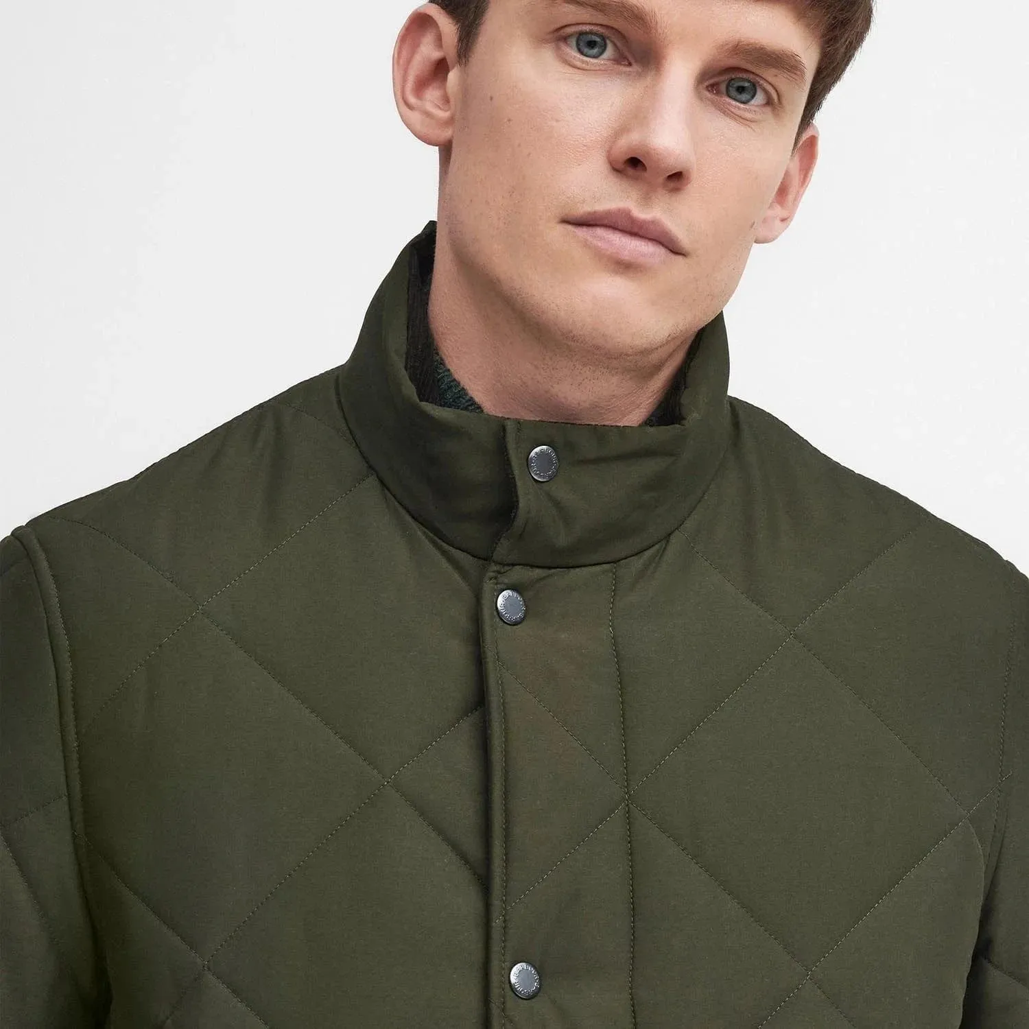 Barbour Winter Chelsea Quilted Jacket In Sage