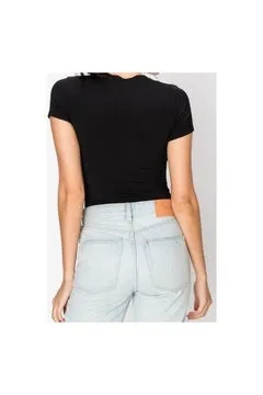 BASICS: MODAL T-SHIRT THONG BODYSUIT