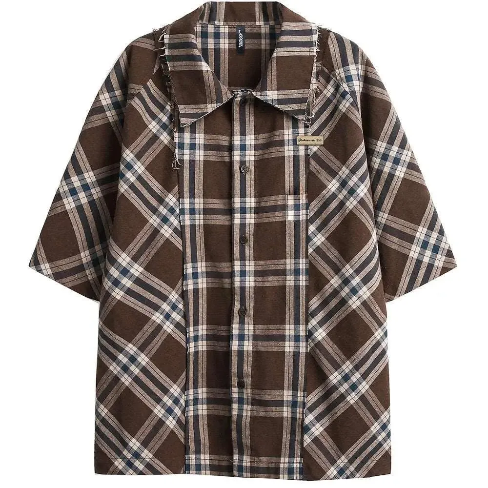 Brown Plaid Shirt