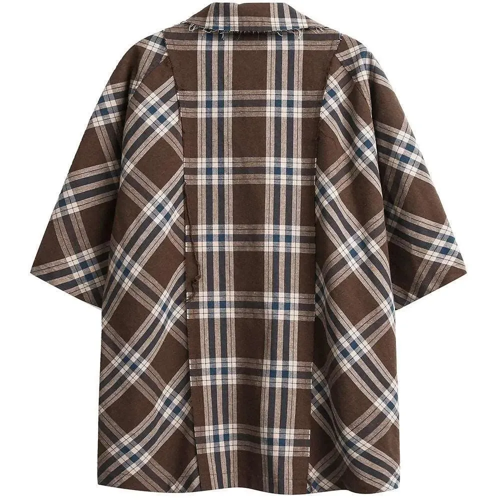 Brown Plaid Shirt