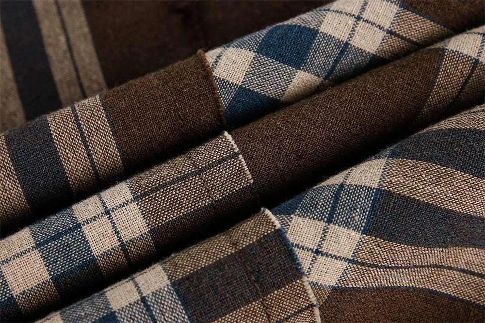 Brown Plaid Shirt