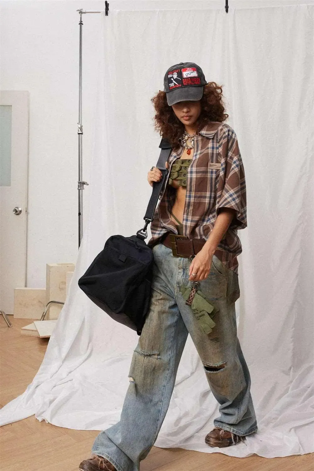 Brown Plaid Shirt