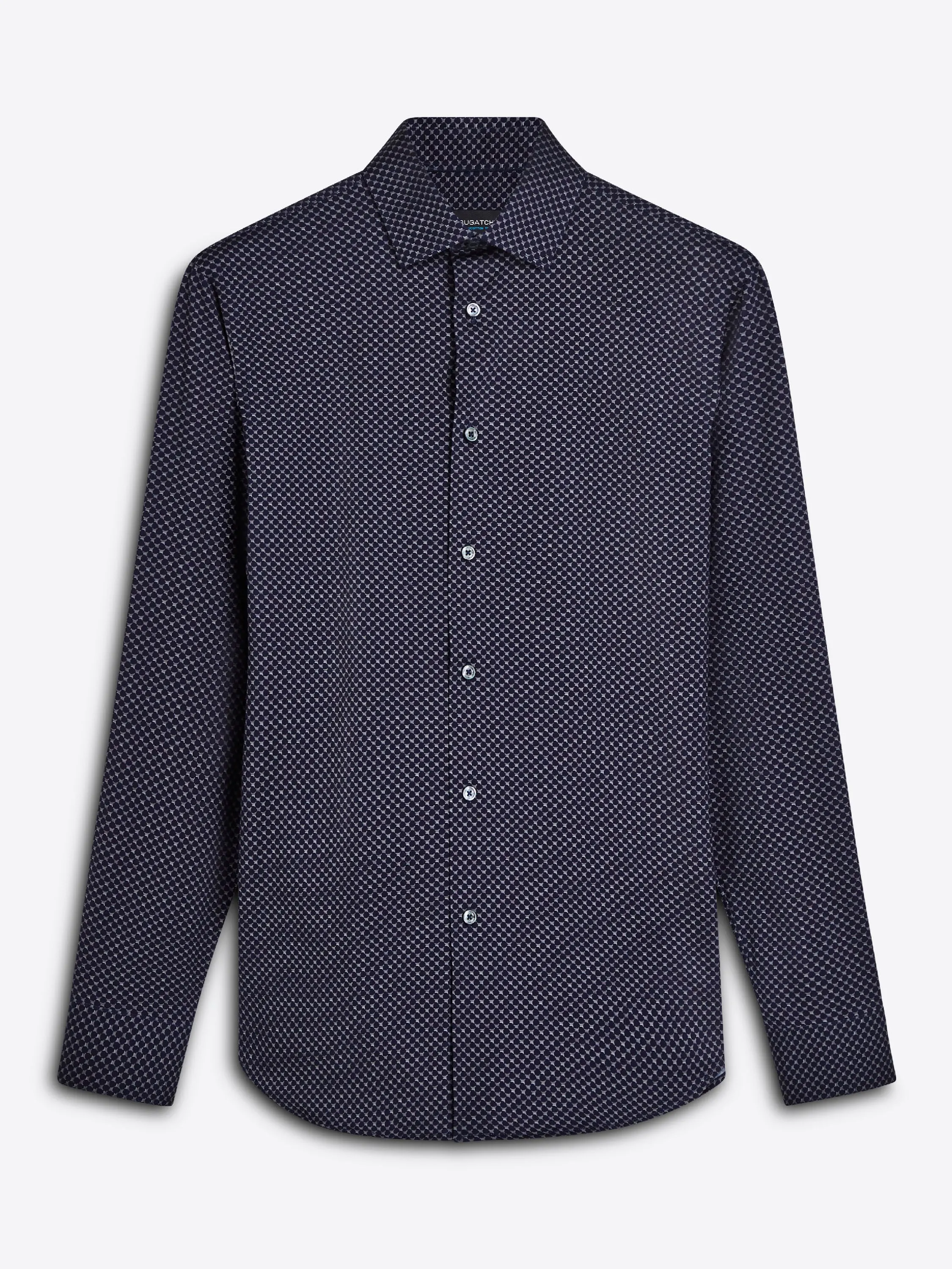 Bugatchi - Long Sleeve - Modern Fit - OOOHCotton Tech - 8 way Stretch - CF9129K60