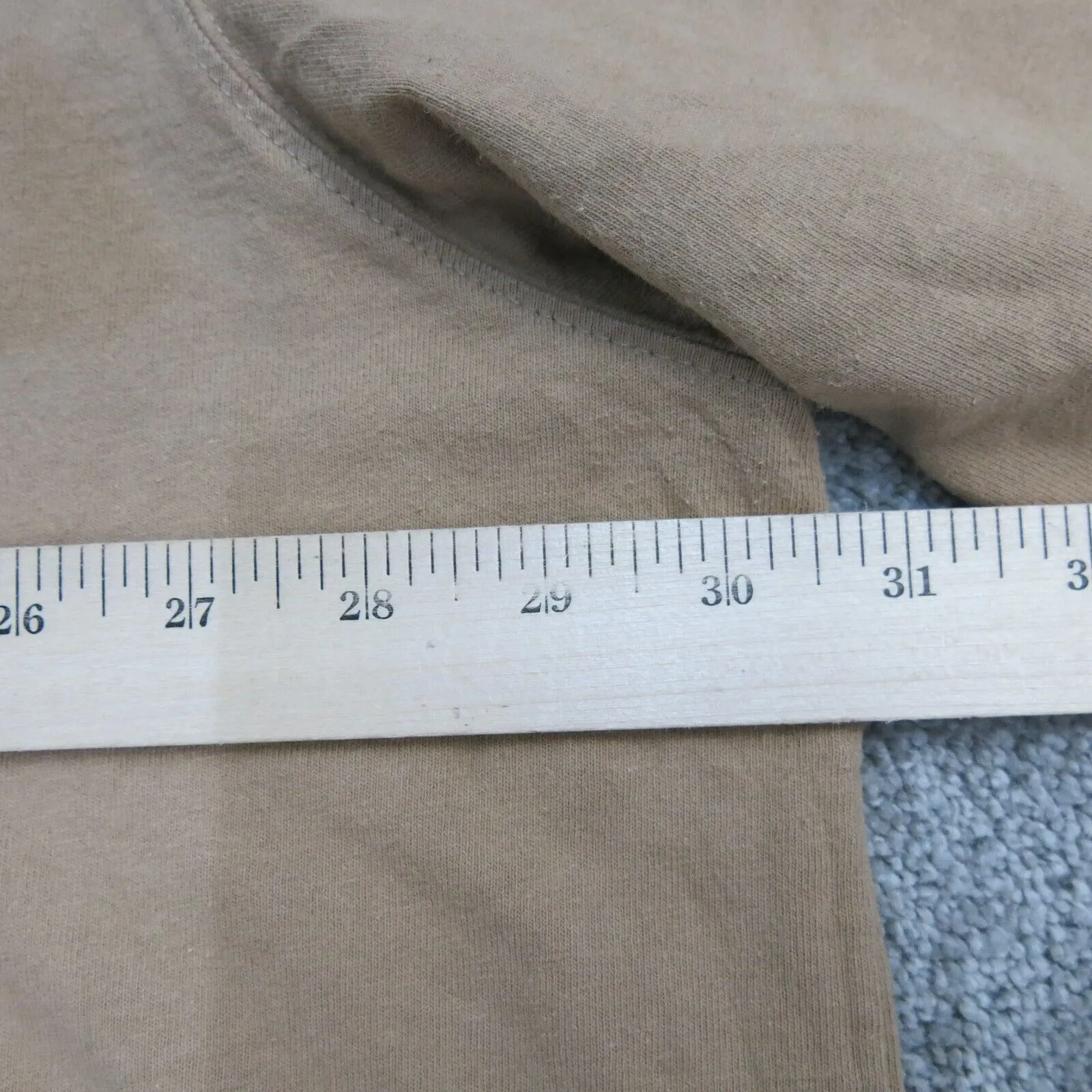 Carhartt Shirt Mens 4XL Khaki Crew Neck Short Sleeve Original Fit Lightweight