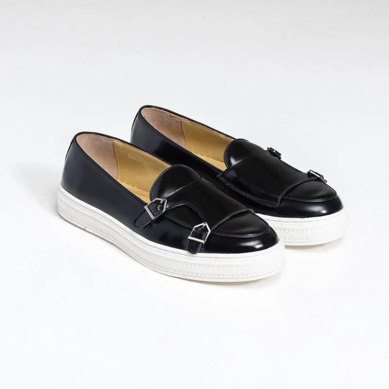 Casper Monk style Loafer - Black