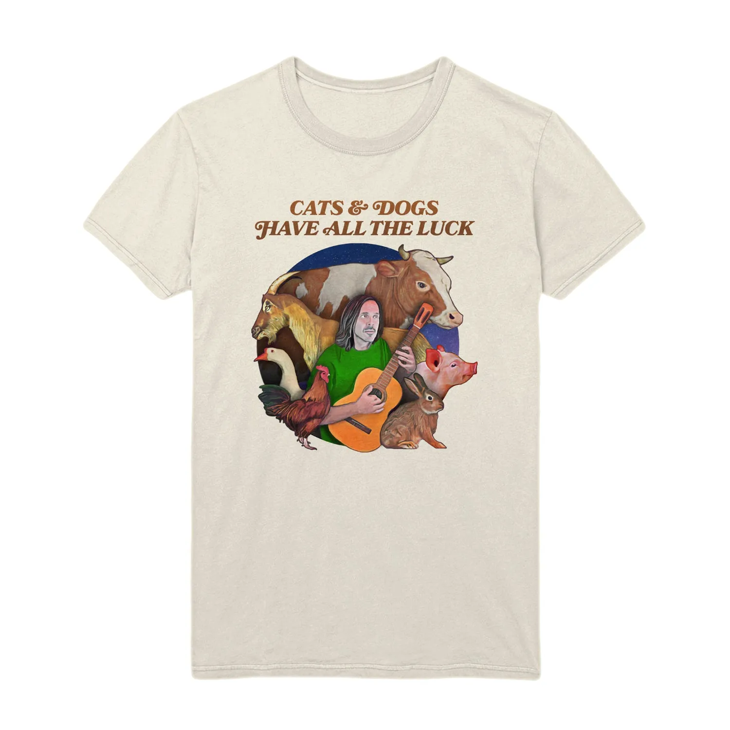 Cats & Dogs Benefit Natural Tee