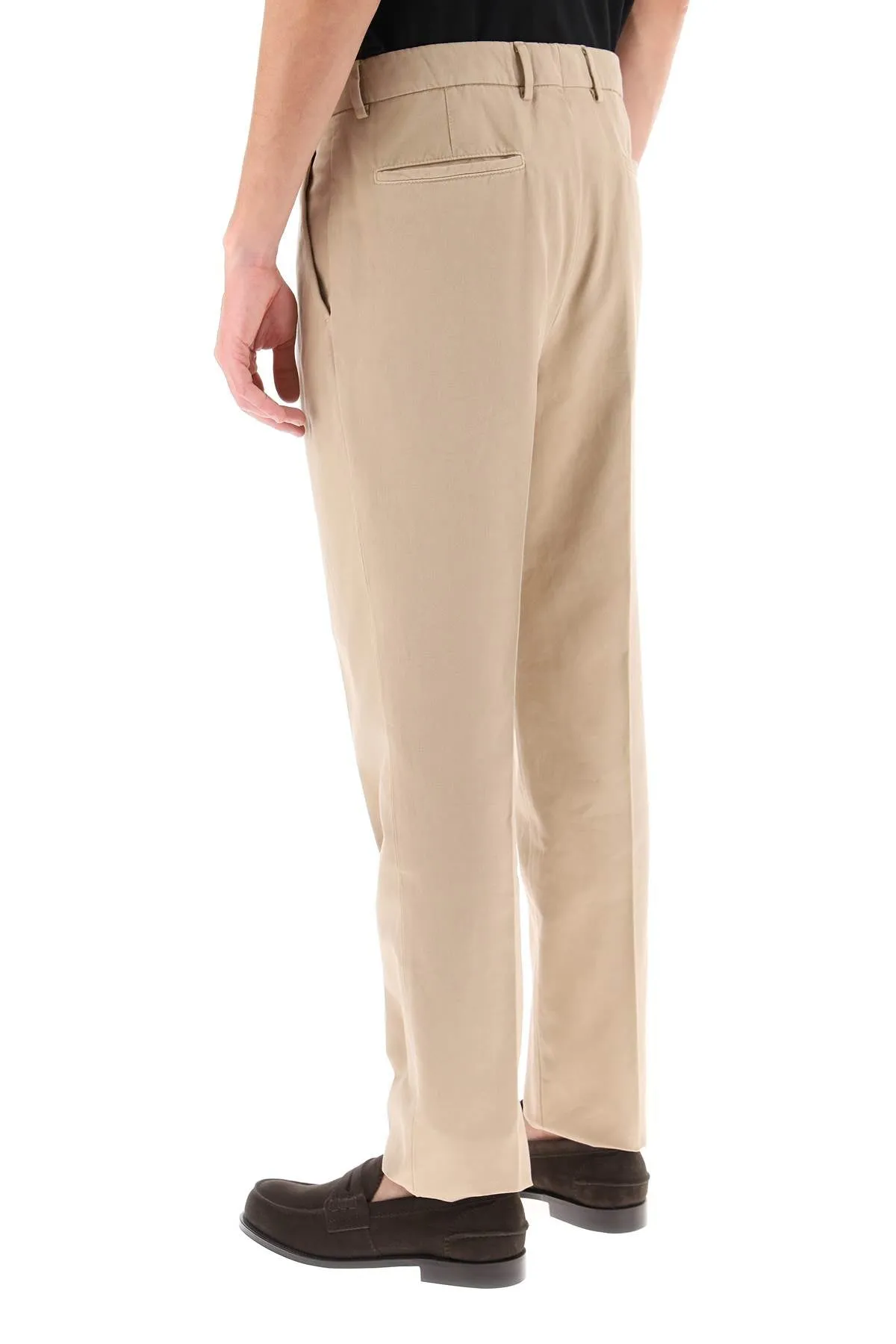 chino pants in gabardine