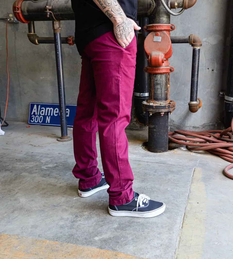 Chino Pants- Maroon