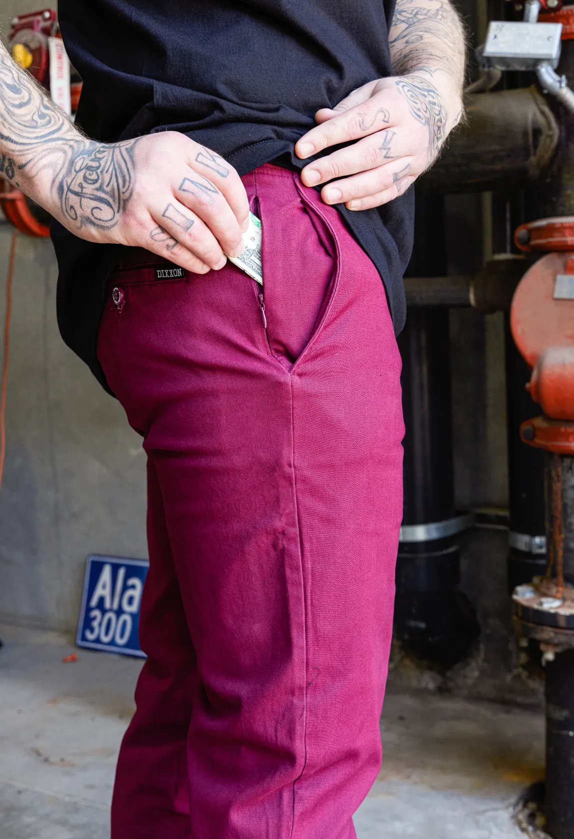 Chino Pants- Maroon