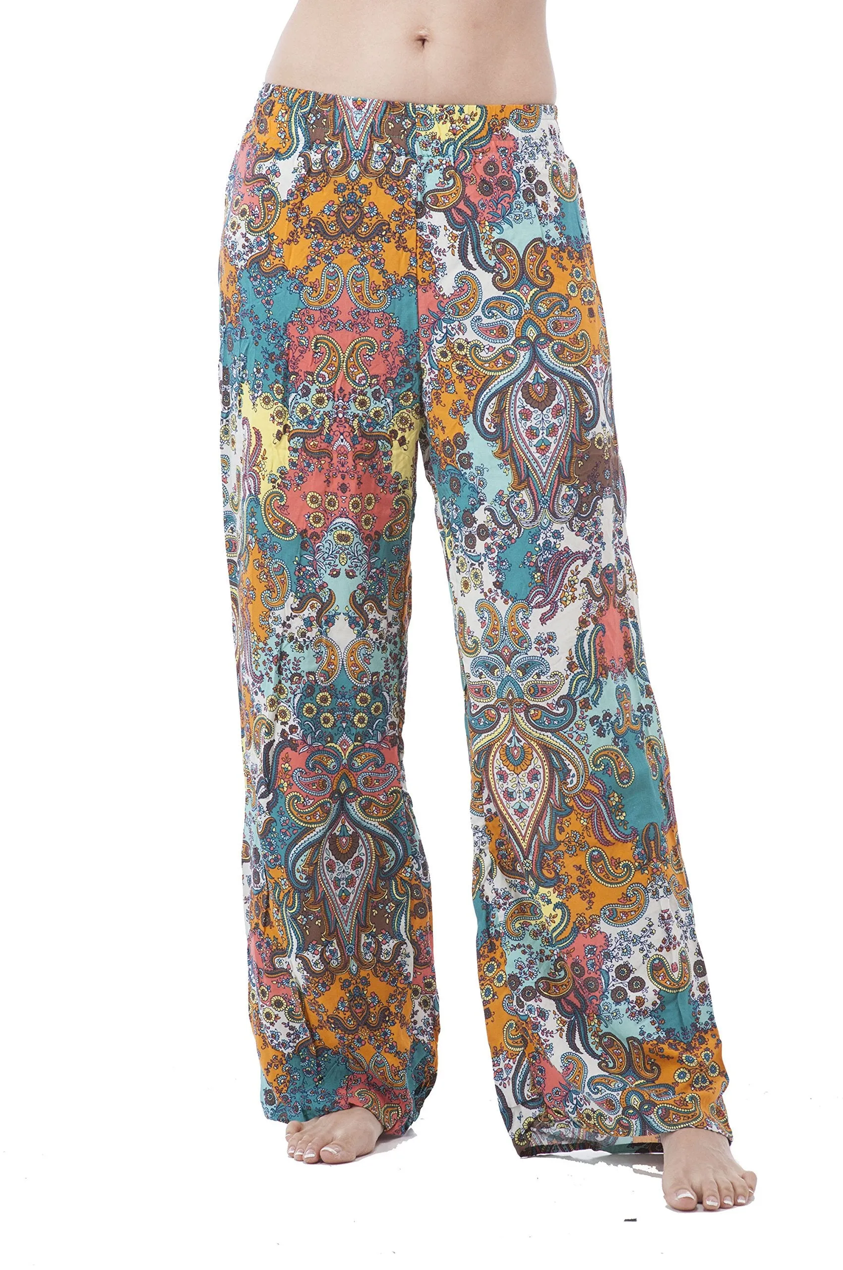 Coachella Woven print palazzo pants