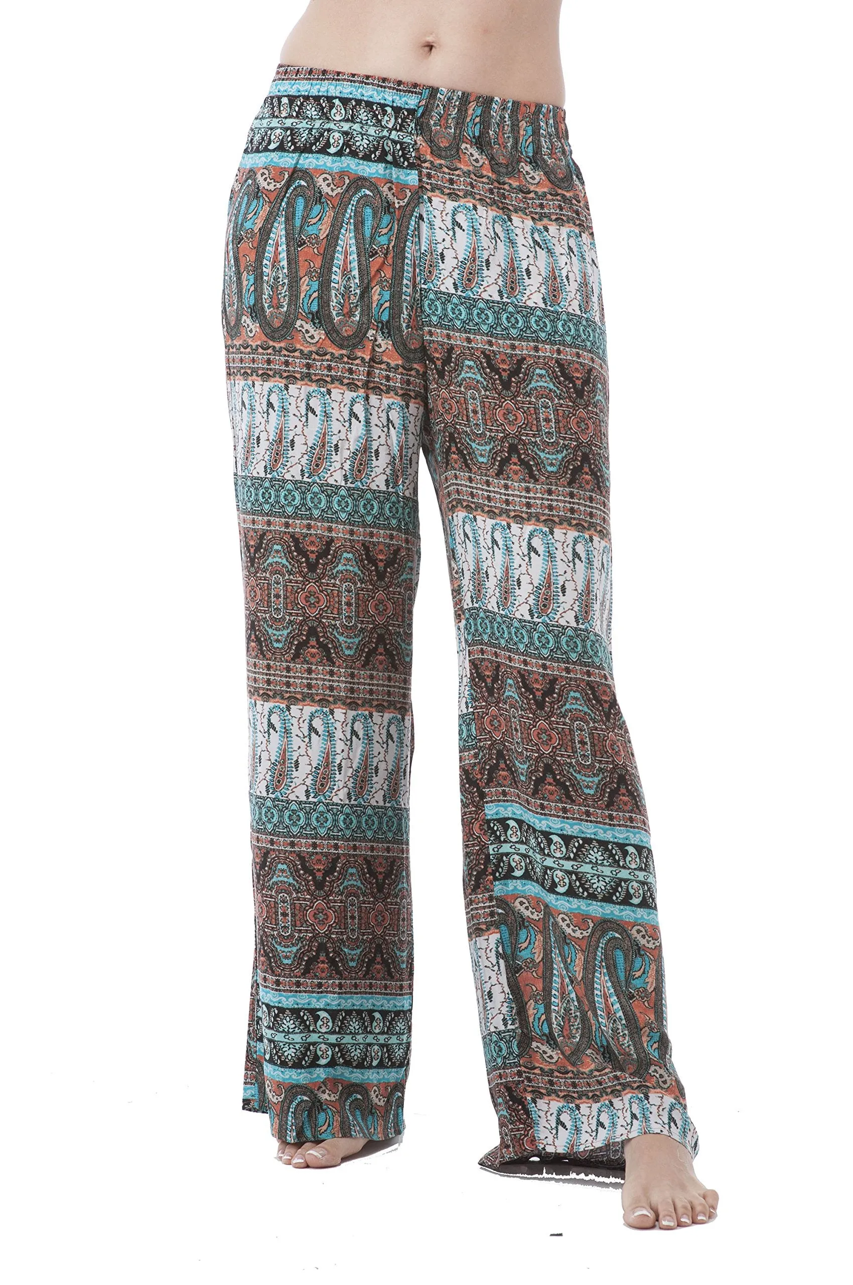 Coachella Woven print palazzo pants