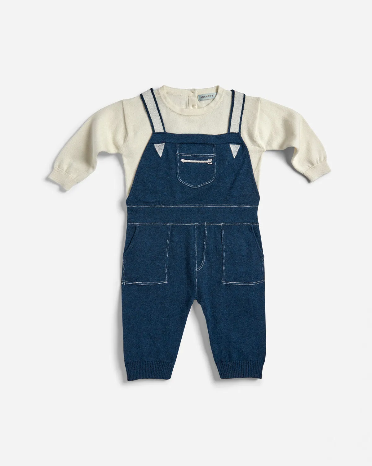 Cotton Arrow Overall Onesie