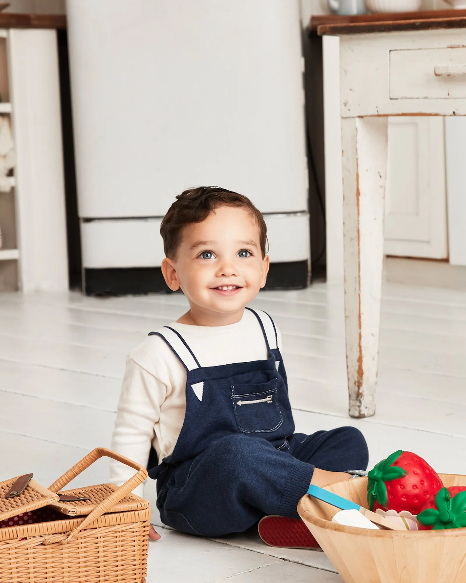 Cotton Arrow Overall Onesie