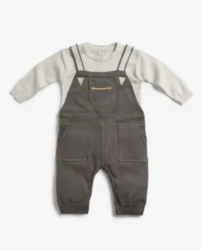 Cotton Arrow Overall Onesie