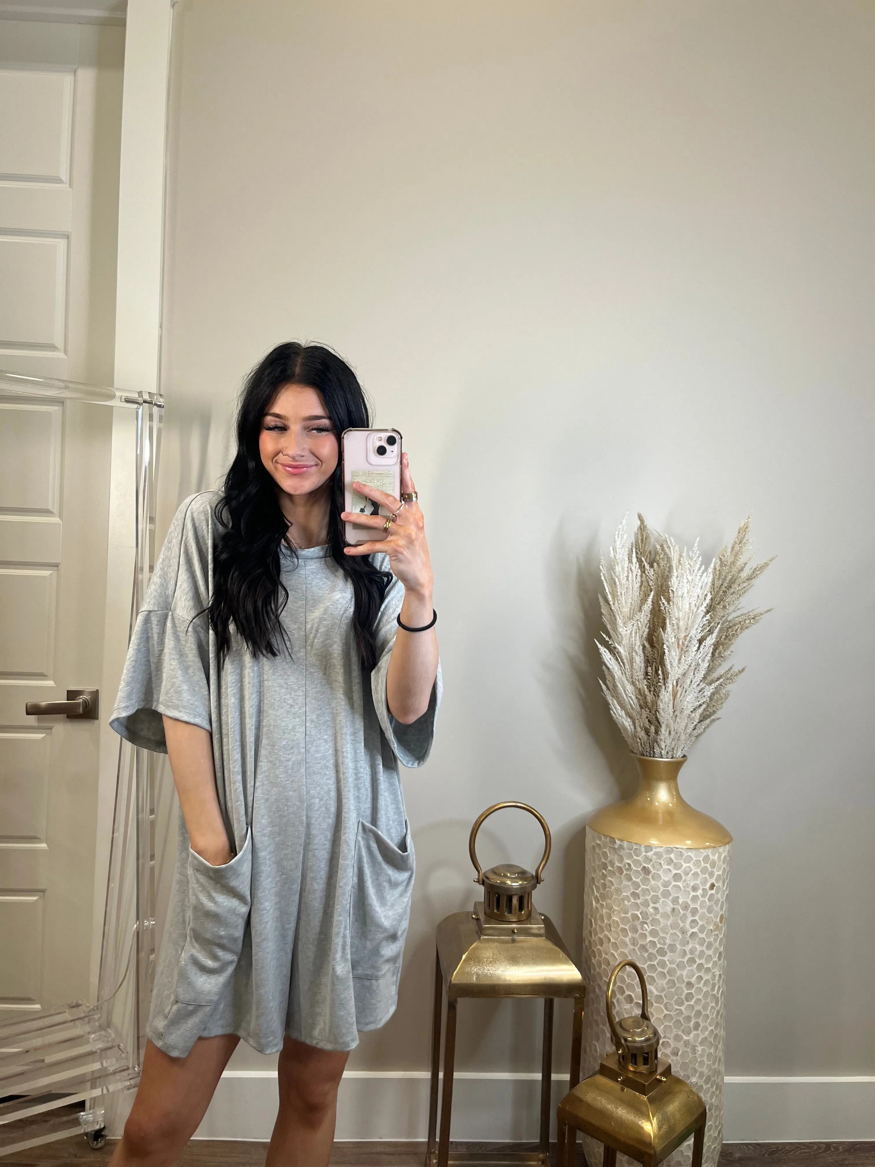 Crewneck Jersey Romper