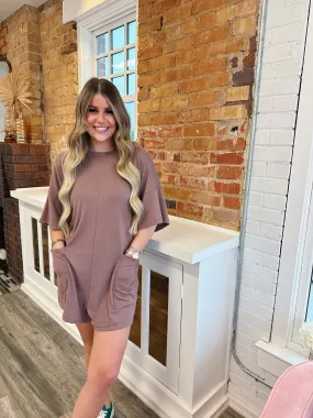 Crewneck Jersey Romper