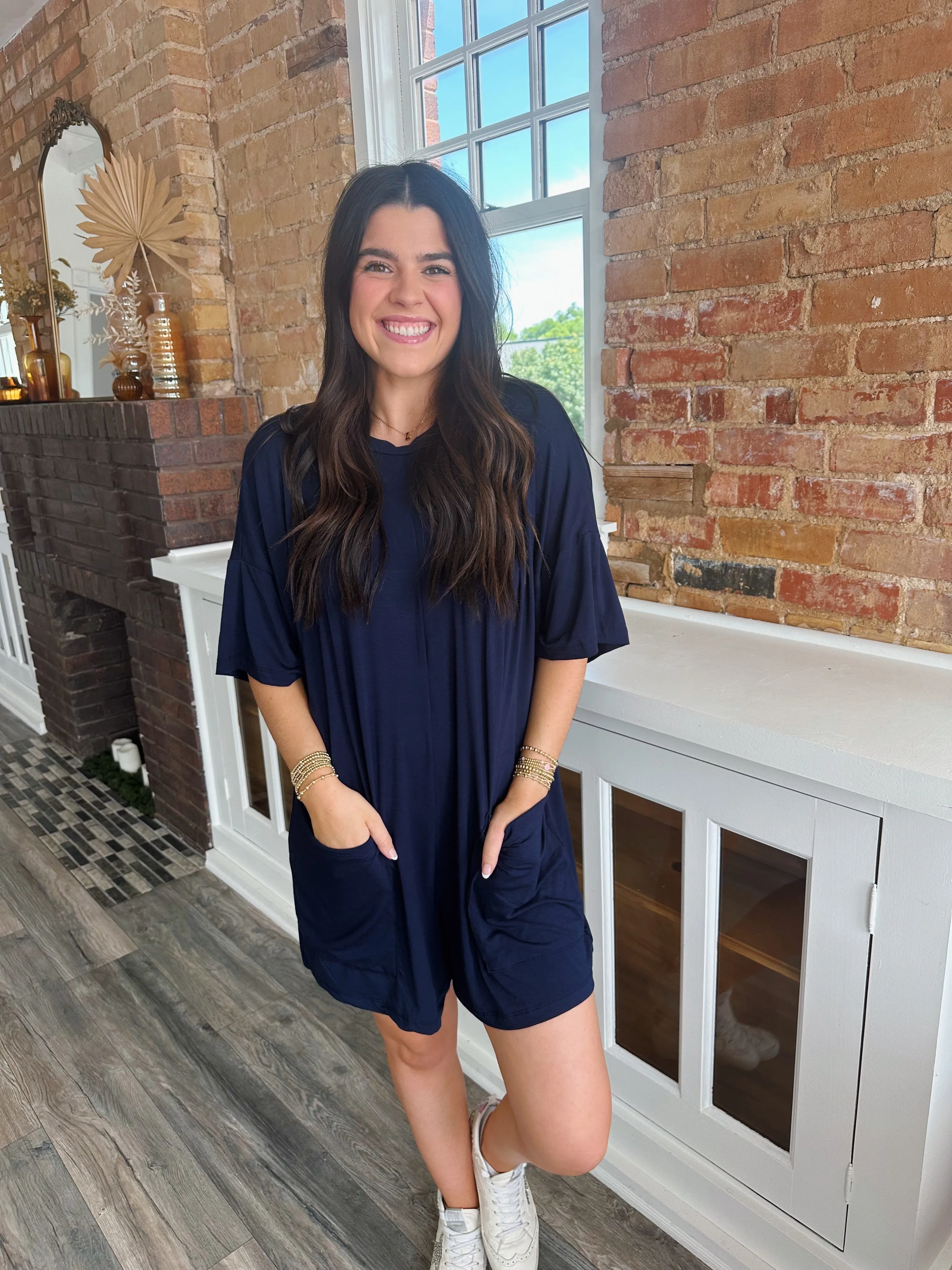 Crewneck Jersey Romper