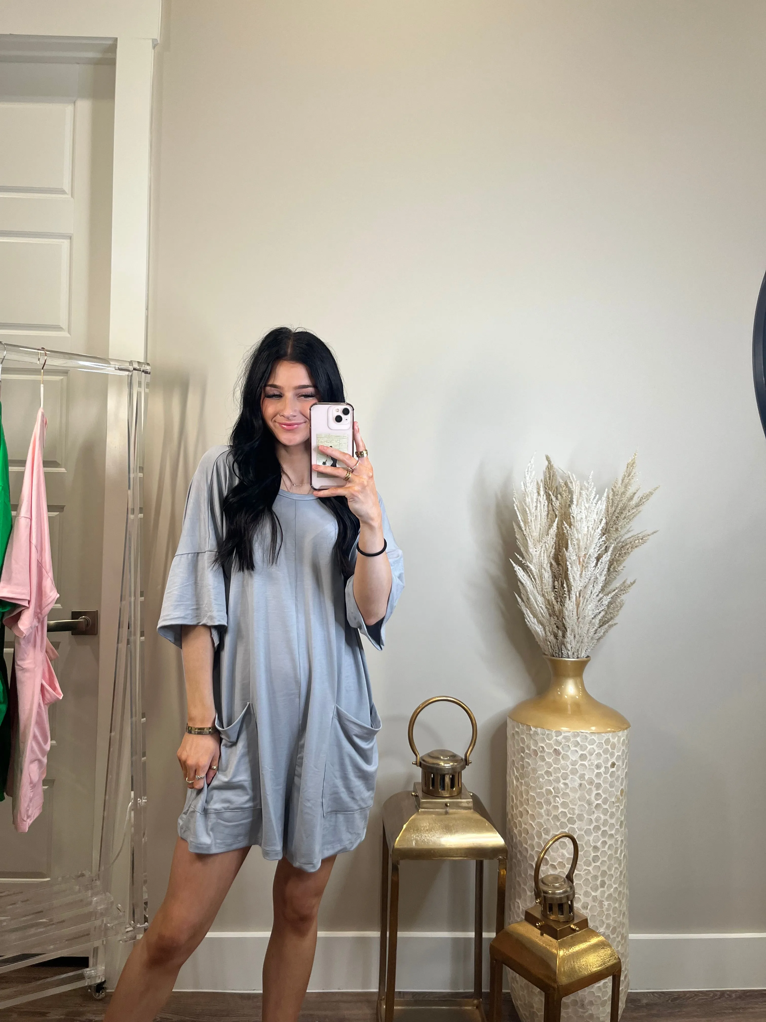 Crewneck Jersey Romper