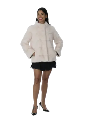 Dyed Powder Mink Jacket