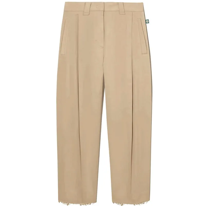 Ehlke Raw-Edge Chino Pants Khaki