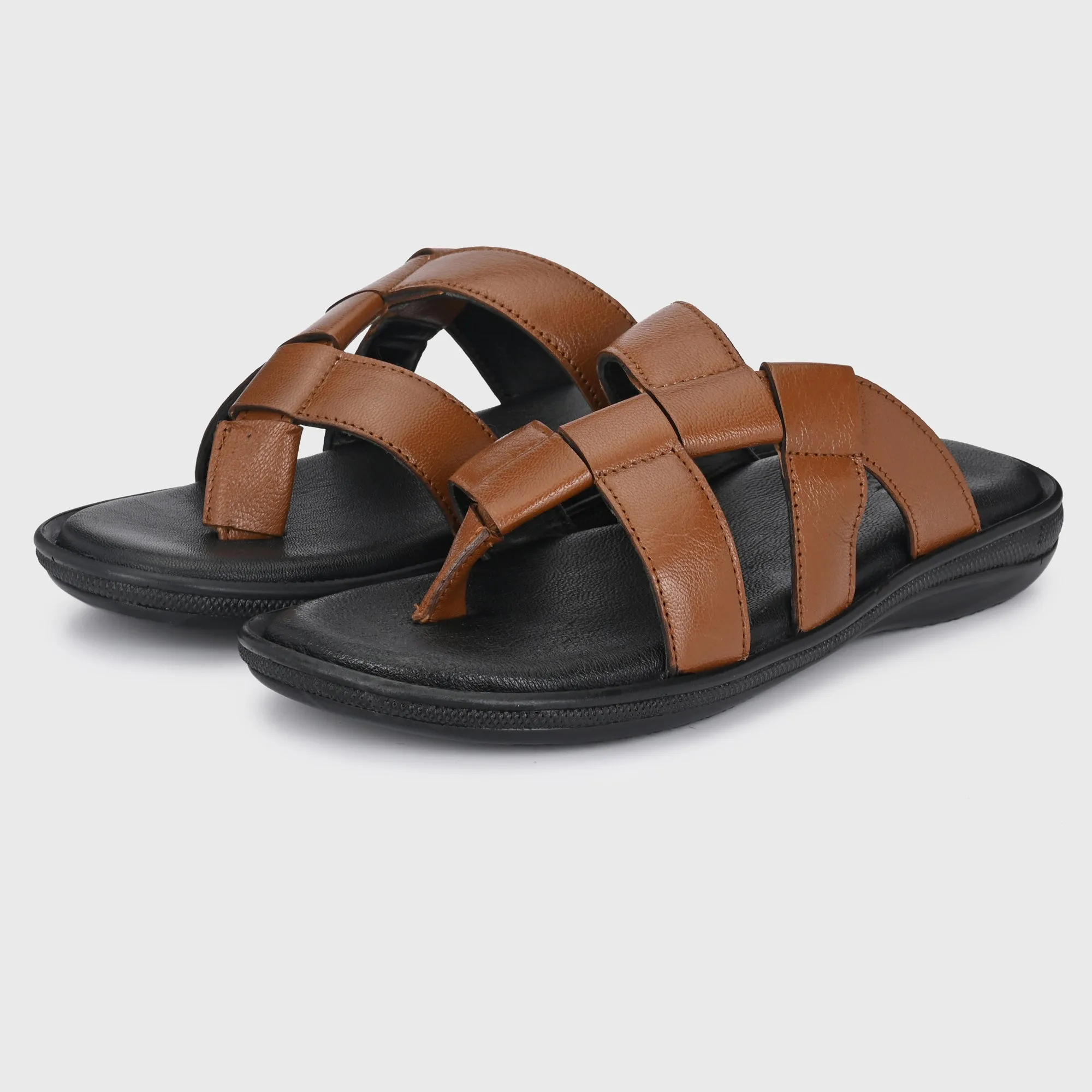 Elite Leather Slippers for Everyday Wear