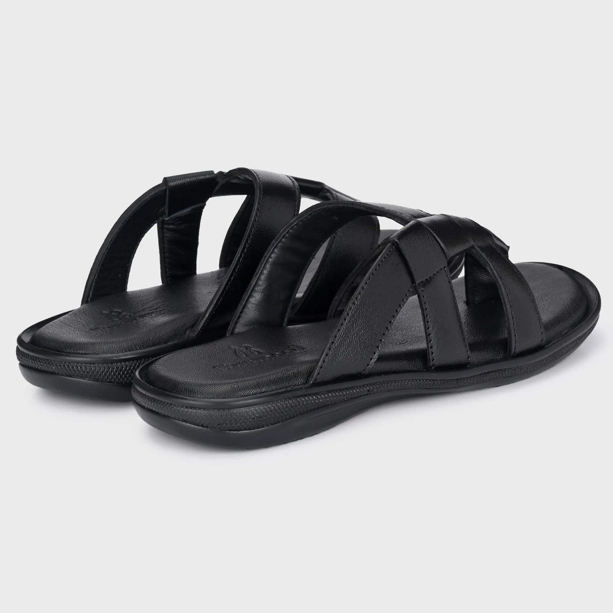 Elite Leather Slippers for Everyday Wear