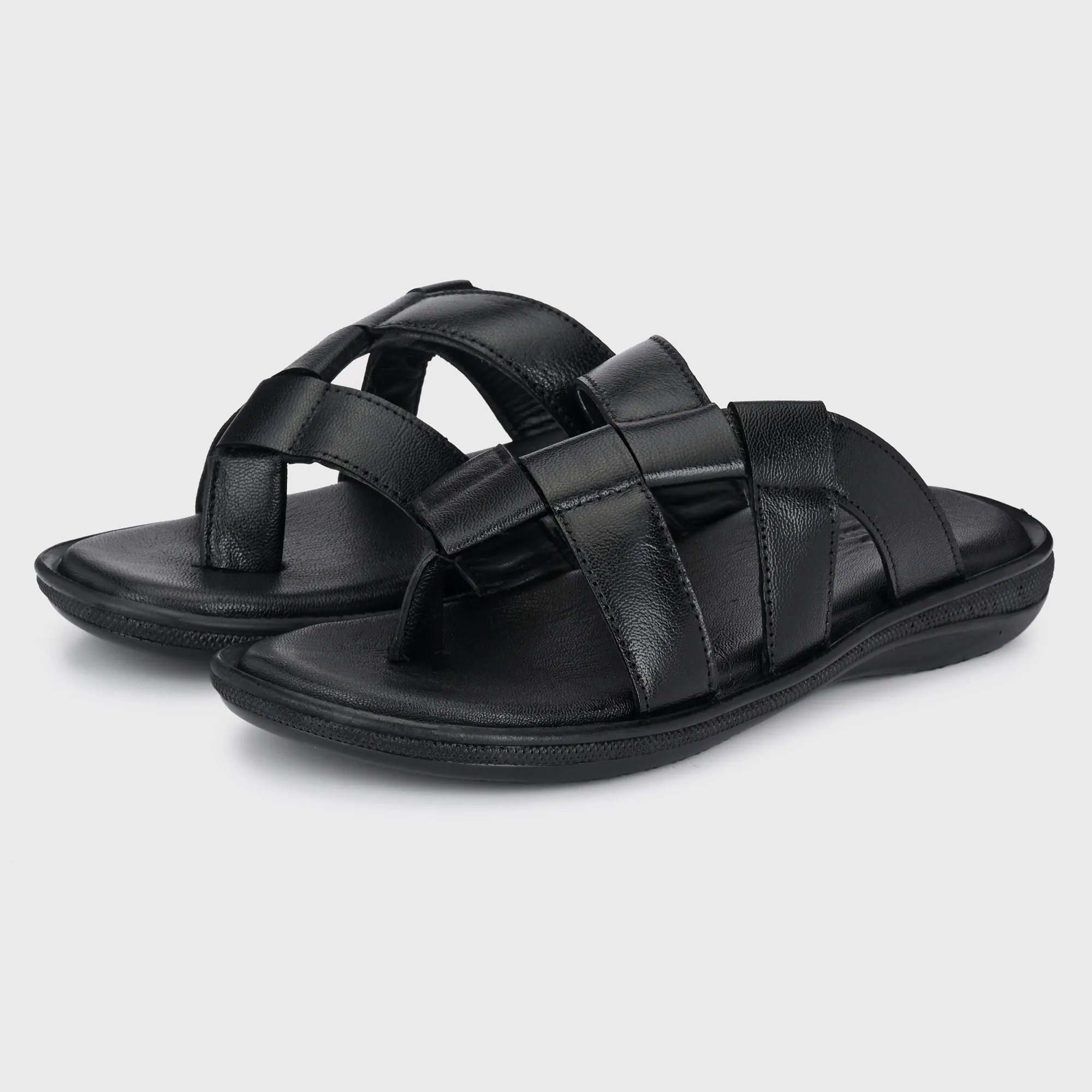 Elite Leather Slippers for Everyday Wear