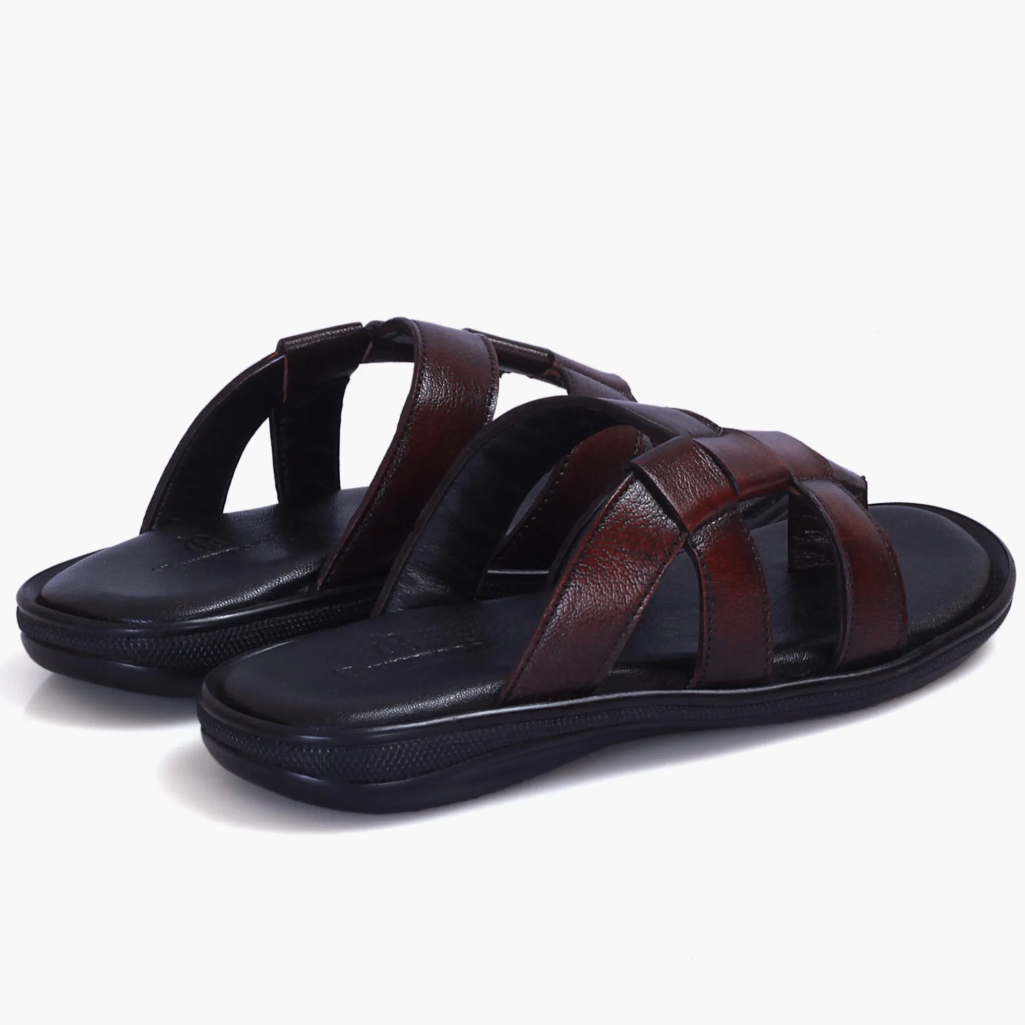 Elite Leather Slippers for Everyday Wear