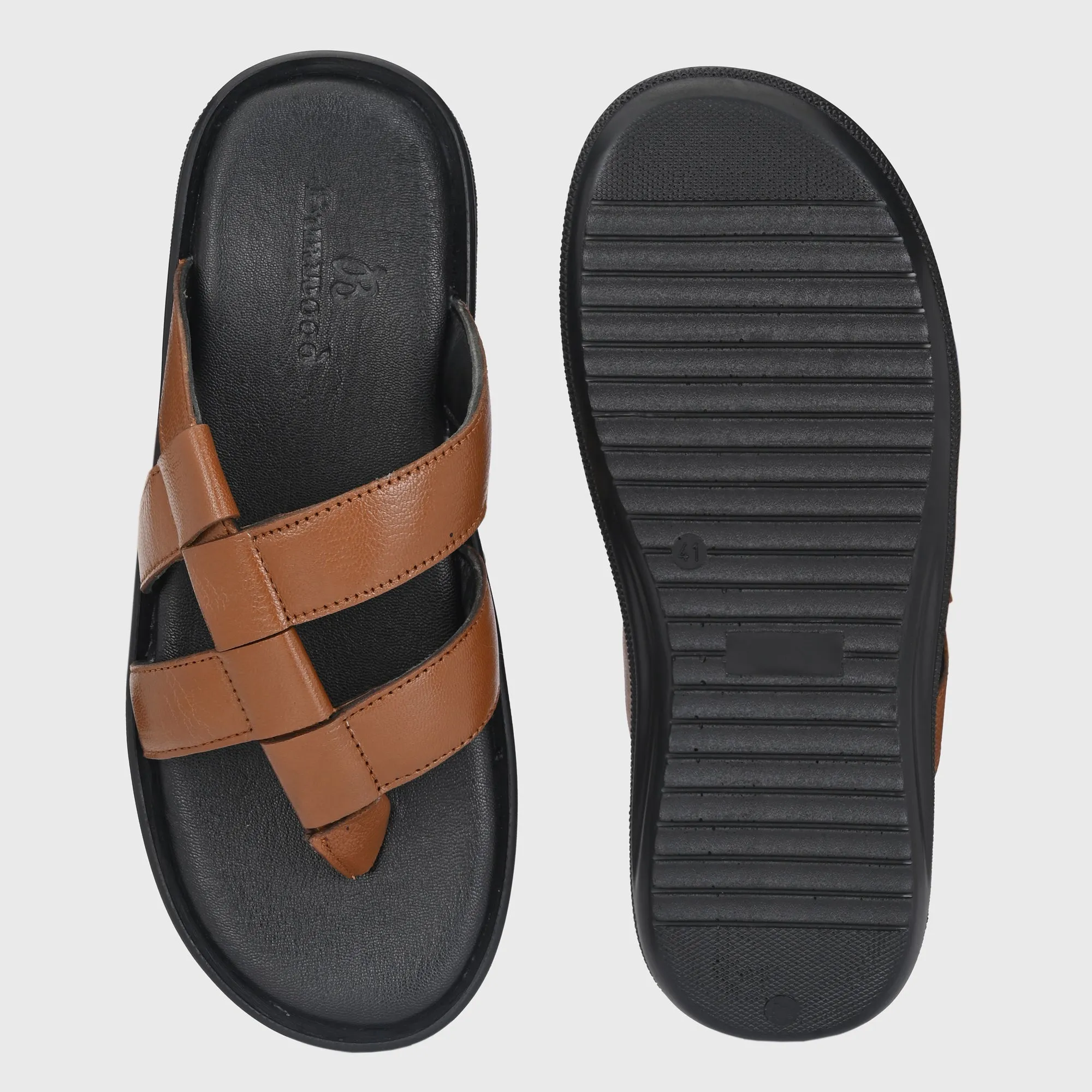 Elite Leather Slippers for Everyday Wear