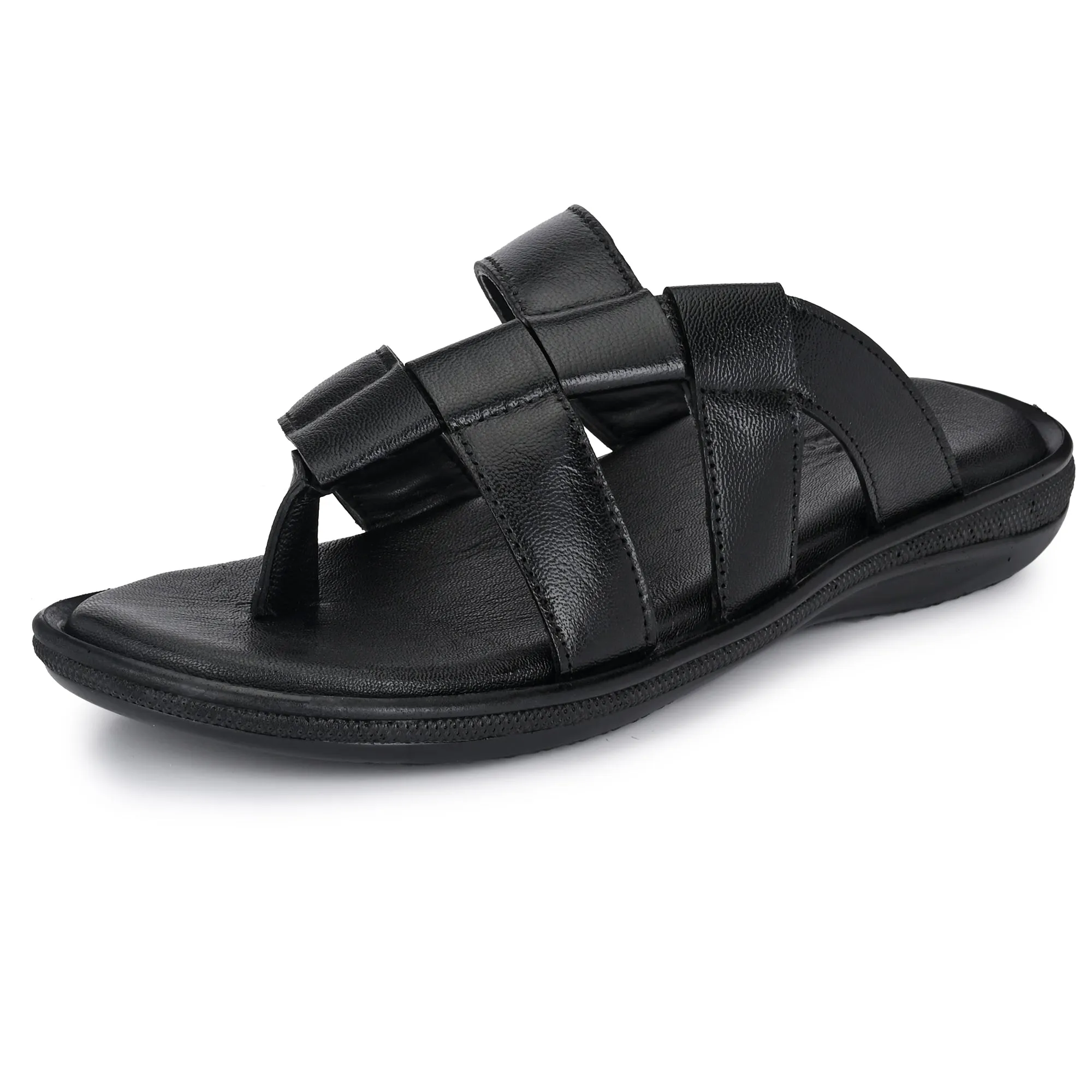 Elite Leather Slippers for Everyday Wear
