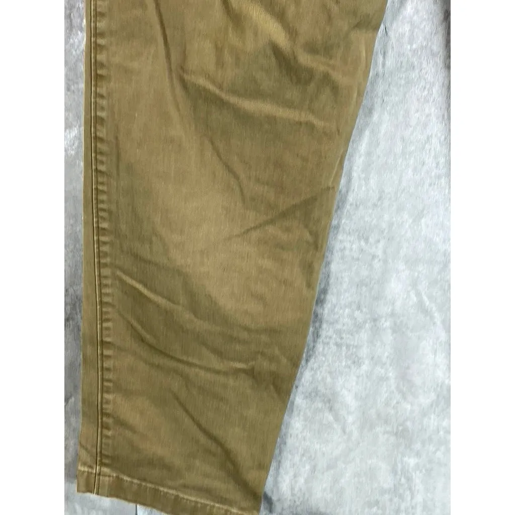 EVERLANE Men's Tan Midweight Athletic-Fit Chino Pants SZ 32X32