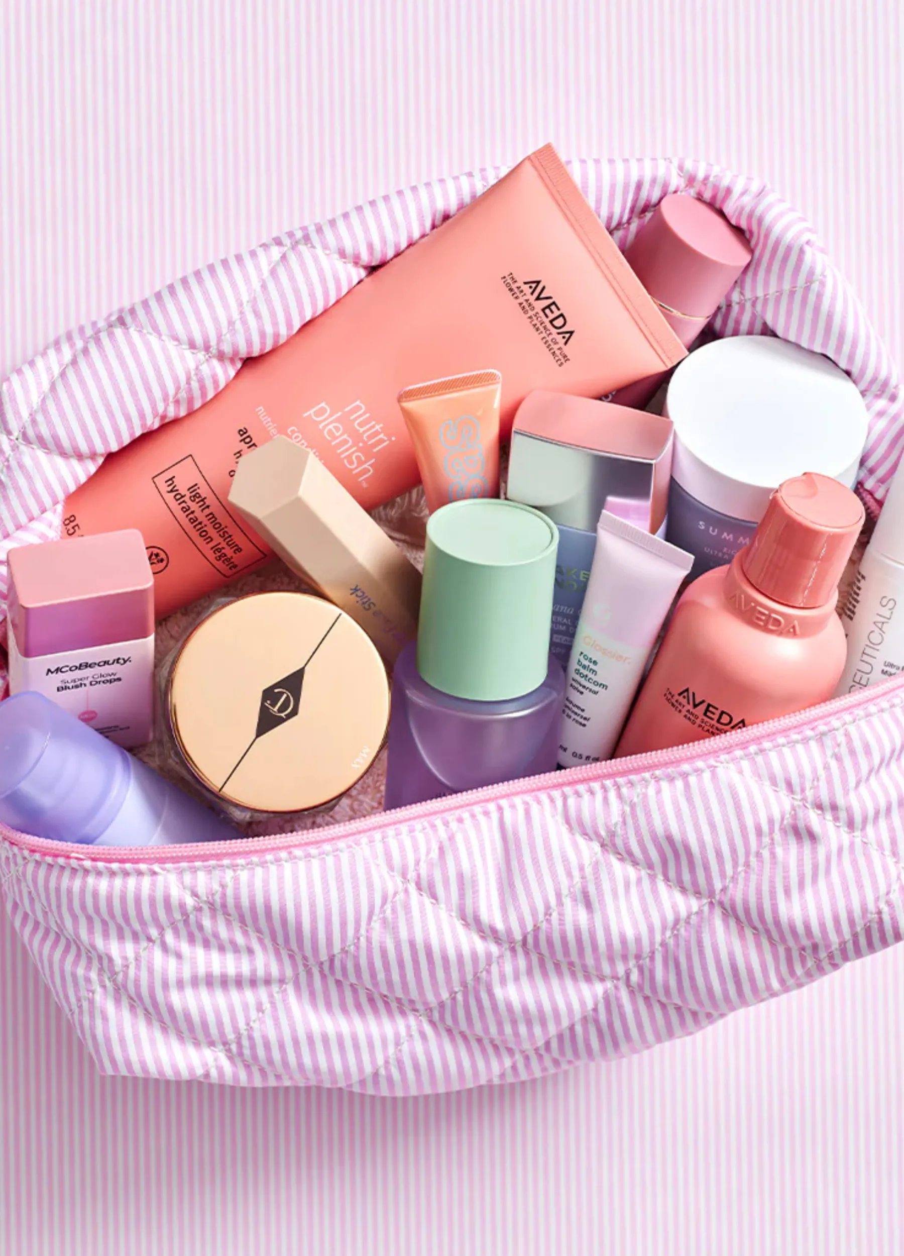 Findlay the Label - Cosmetic Bag - Pink Stripe