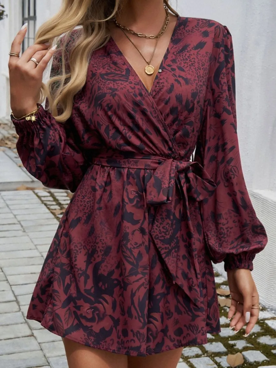 Floral Daydream Long Sleeve Short Romper
