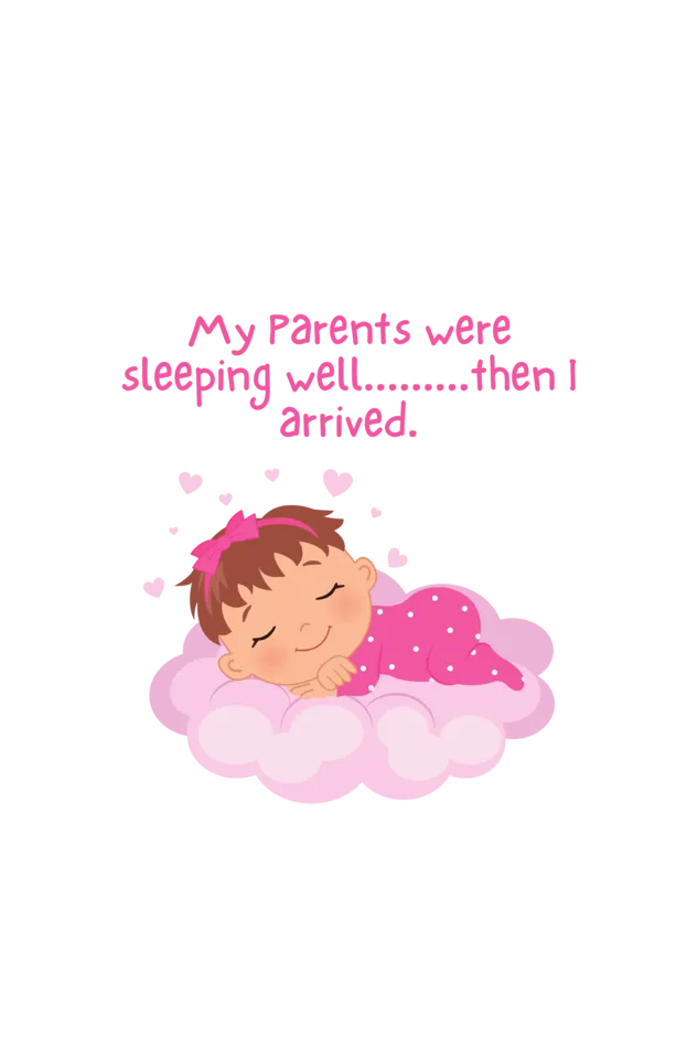 Funny Baby Girl Rompers - Because Sleep Was Overrated… Until She Arrived!