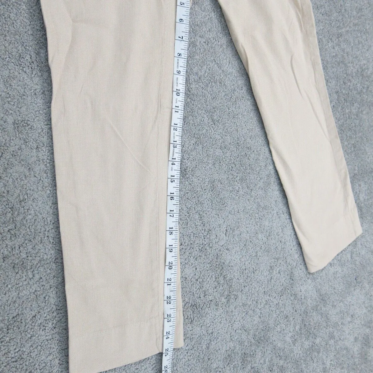Gap Womens Chino Pants Straight Leg Mid Rise Pockets Beige Size 6
