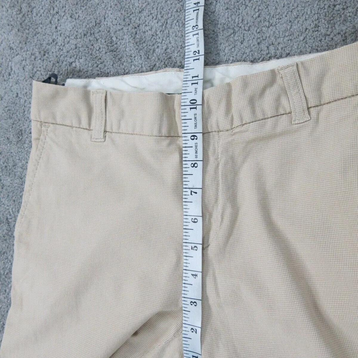 Gap Womens Chino Pants Straight Leg Mid Rise Pockets Beige Size 6
