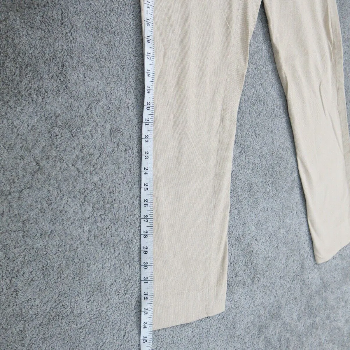 Gap Womens Chino Pants Straight Leg Mid Rise Pockets Beige Size 6