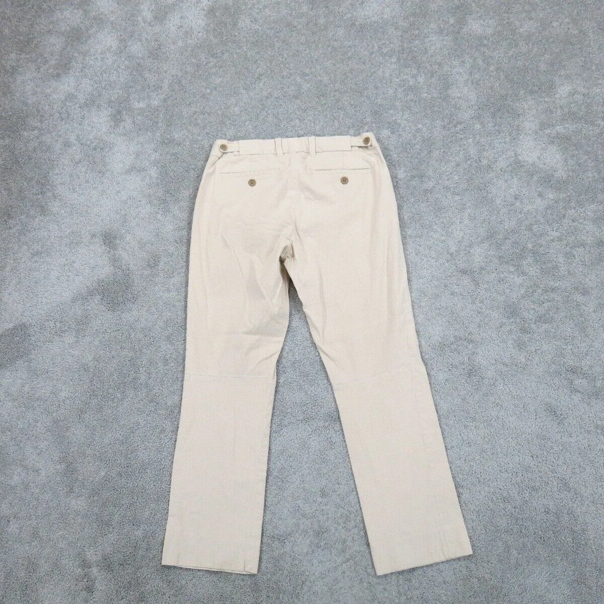Gap Womens Chino Pants Straight Leg Mid Rise Pockets Beige Size 6