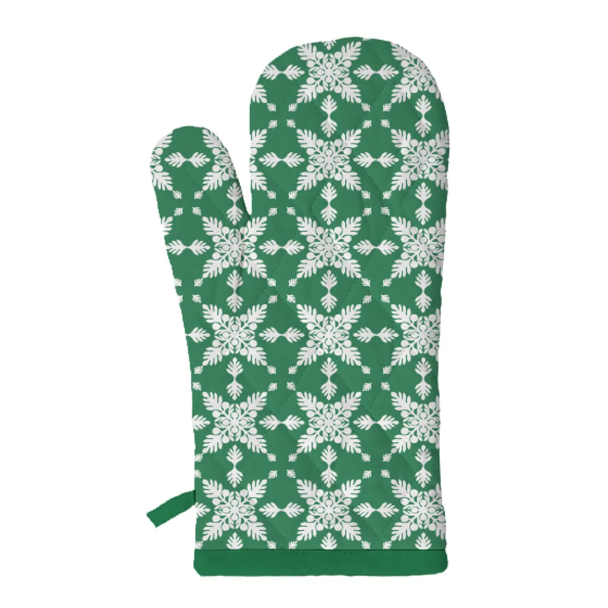 *Green Quilt Oven Mitt