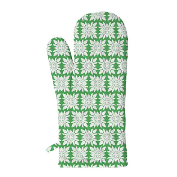 *Green Quilt Oven Mitt