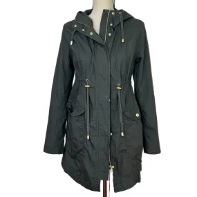 H&M Forest Green Drawstring Hooded Jacket Size Small
