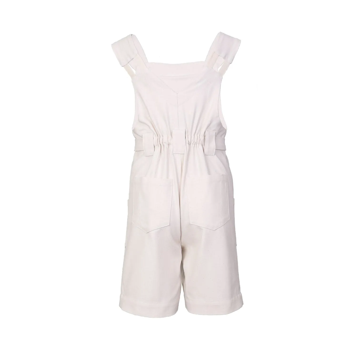 Hand-painted Off-White Overall